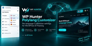 Wp-hunter Polylang Customizer